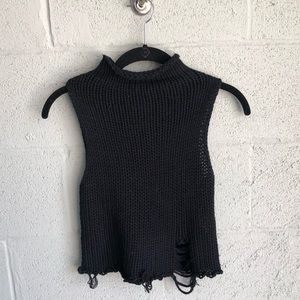 UNIF turtleneck crop top